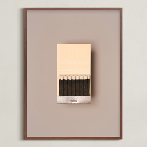 This is a color match silver art by Andrew McClintock called unstruck silver
