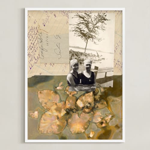 This is a vintage paper art by raven erebus called summer long forgotten