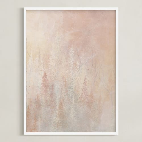This is a rose gold art by Emily Magone called shine.