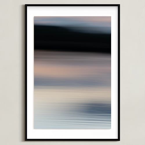 This is a shadow blue art by Em Hale called flowing dusk