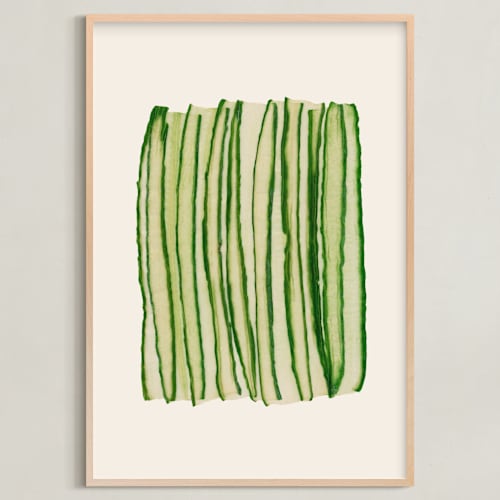 This is a cucumber art with standard by Kamala Nahas called fresca 1