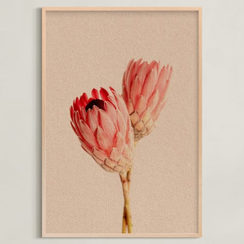 This is a clay art with standard by Paola Benenati called protea collection 2