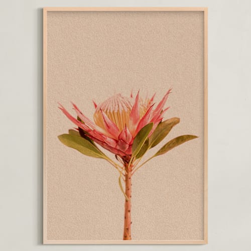 This is a clay art with standard by Paola Benenati called protea collection 3