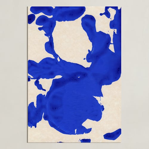 This is a ocean blue art by cyrille gulassa called blue ink ocean