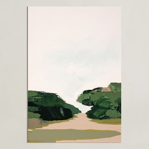 This is a green art with standard by Caryn Owen called california oak woodlands 1