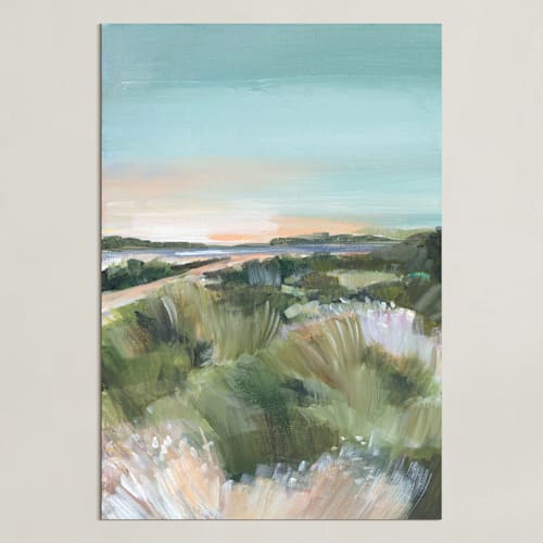 This is a dune blue art by AlisonJerry called sunset on the dunes 2