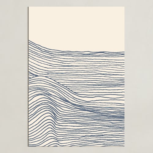 This is a deep ocean art by Jayne Alfieri called rolling waves ii