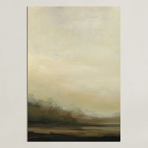This is a beige art with standard by Haley Knighten called slow evening 1