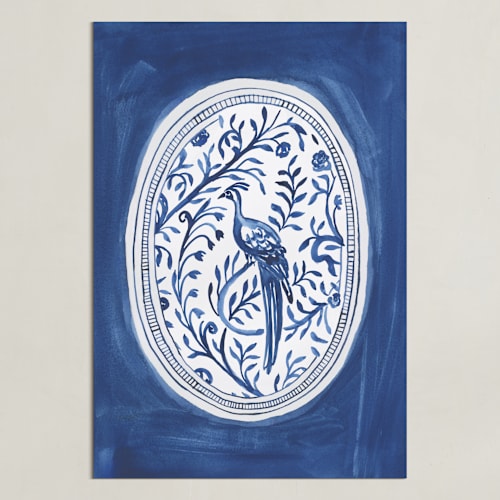 This is a ink art with standard by Teju Reval called chinoiserie tableware 2