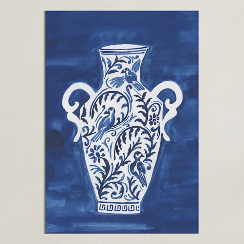 This is a ink art with standard by Teju Reval called chinoiserie tableware 1