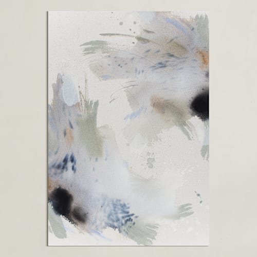 This is a slate grey art by Christa Kimble called seemingly separate