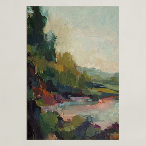 This is a lagoon art with standard by Wendy Keller called lagoon 1