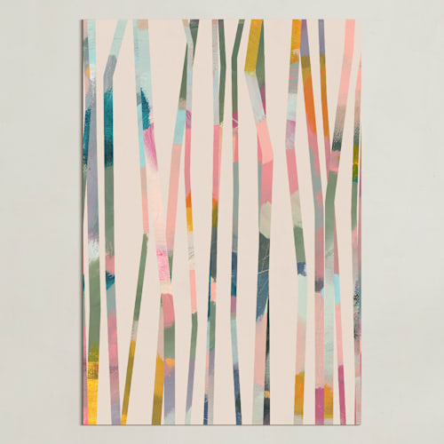 This is a rose art by Lindsay Megahed called painted forest 1