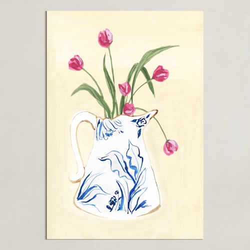 This is a vanilla art by Teju Reval called toile blooms 2