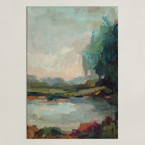 This is a lagoon art with standard by Wendy Keller called lagoon 2