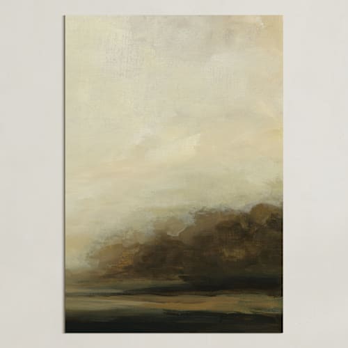 This is a beige art with standard by Haley Knighten called slow evening 2