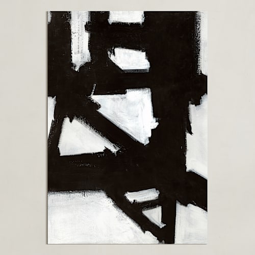 This is a black and white art with standard by Ilana Greenberg called boxes in boxes 2