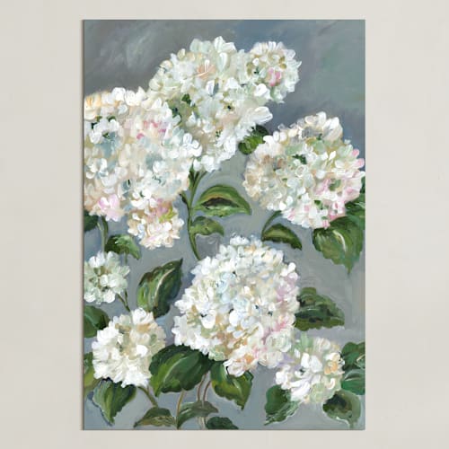 This is a neutral art by Sarah Hall called full bloom