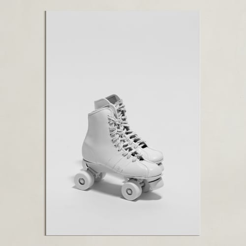 This is a powder art by Cristiane called roller skates 