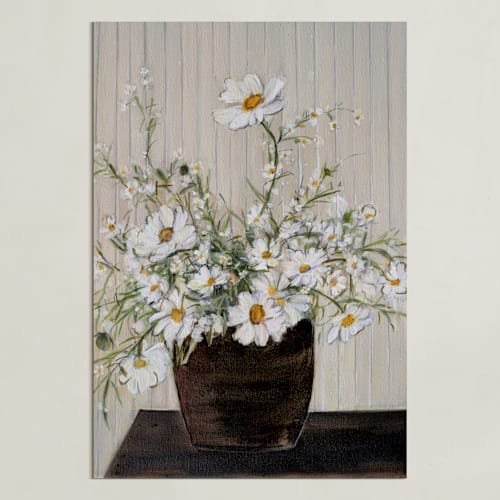 This is a beige art by Arohika Verma called sunday morning