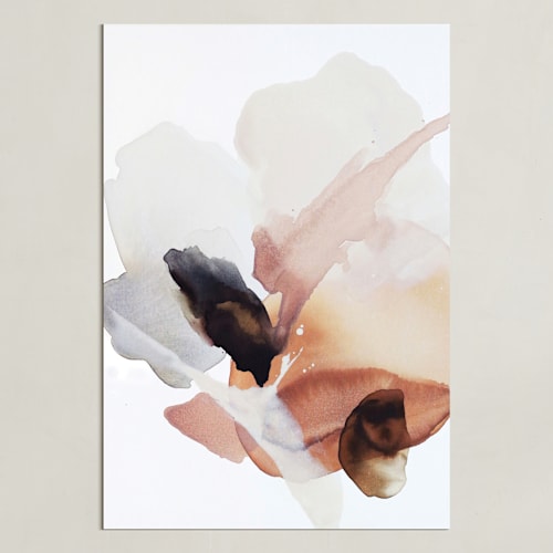 This is a dusty rose art by Mya Bessette called compassion project