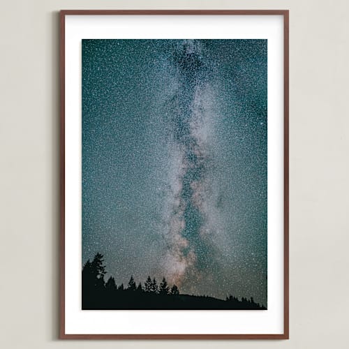 This is a night sky art with standard by Rob Wilson called light in the darkness