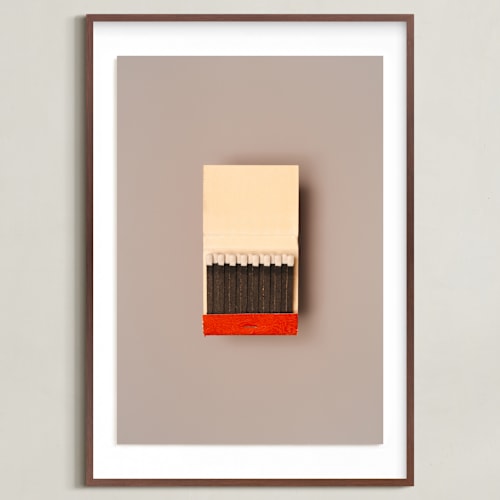 This is a color match red art by Andrew McClintock called unstruck red