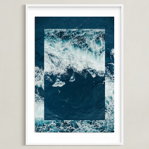 This is a marine art by lulu and isabelle called waves 1