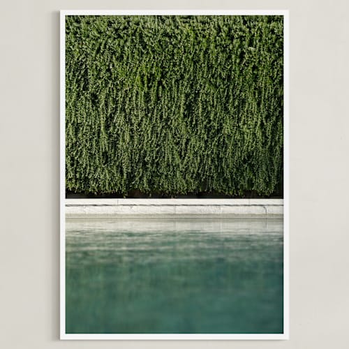 This is a aqua verde art with standard by Kelsey Mucci called poolside 1