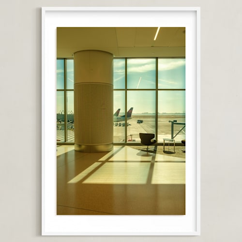 This is a golden hour art by Michael Mishali called take flight