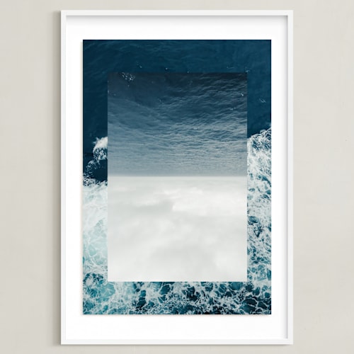This is a marine art by lulu and isabelle called waves 2