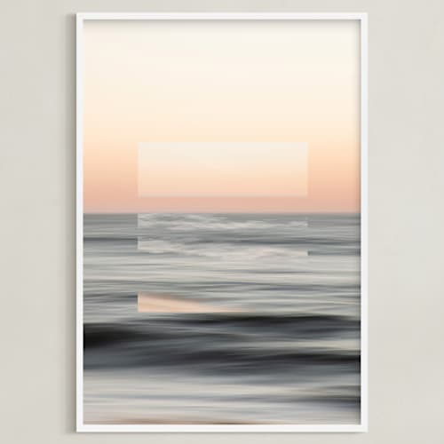 This is a sunset blush art with standard by Shannon Howard called sea meets sky 1
