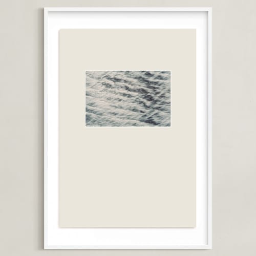 This is a taupe sand art by Shawna Urban called sand and sea 1