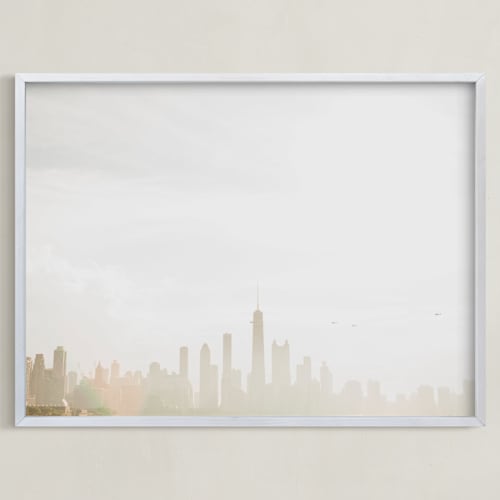 This is a midwest grain art by Oriana Koren called broad shoulders