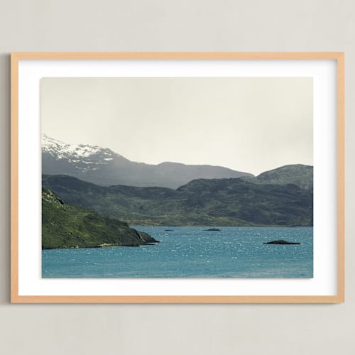 This is a ocean blue art by lulu and isabelle called landscape 1