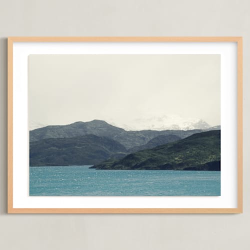 This is a ocean blue art by lulu and isabelle called landscape 2