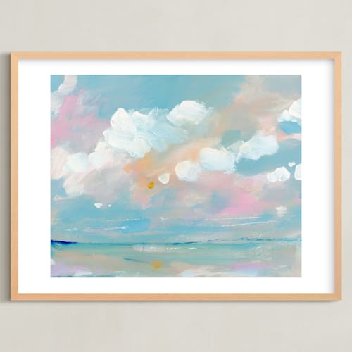 This is a turquoise art by Lindsay Megahed called turquoise beach