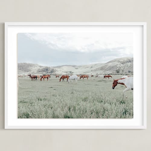 This is a breezy art by Sara Hicks Malone called wander