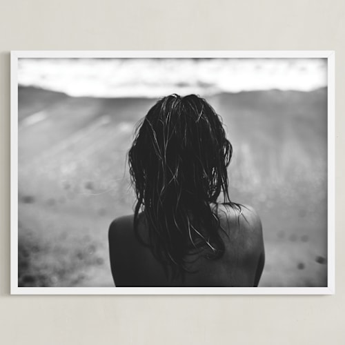This is a deep black art by Christian Florin called fear the sea