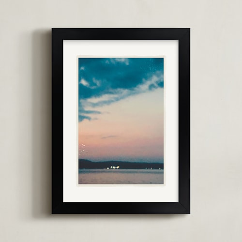 This is a lake blue art by Beth Scott Design called lake lights