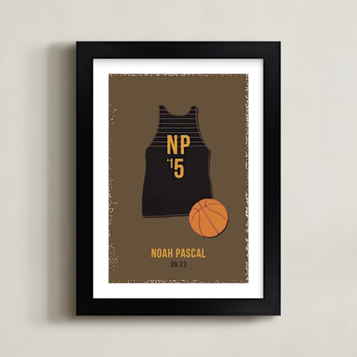 This is a bumblebee personalized art for kids by Tyler Tea called b-ball