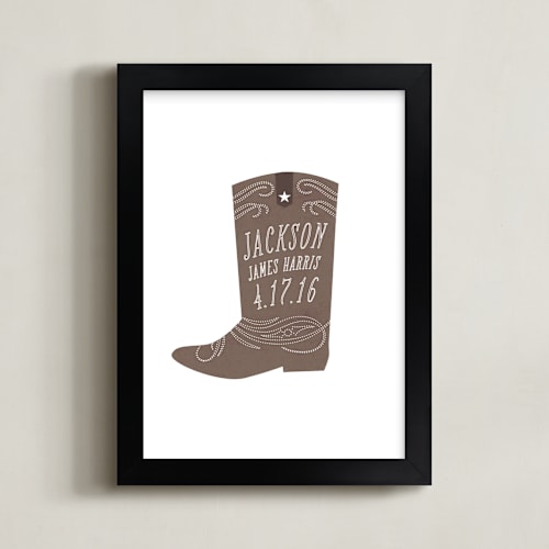 This is a clay nursery wall art by Olivia Raufman called giddyup
