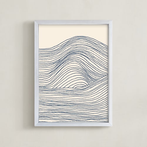 This is a deep ocean art by Jayne Alfieri called rolling waves i