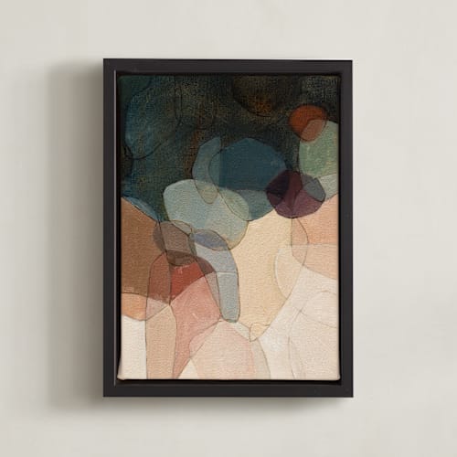 This is a plum art by Wendy Keller called venn triptych 3