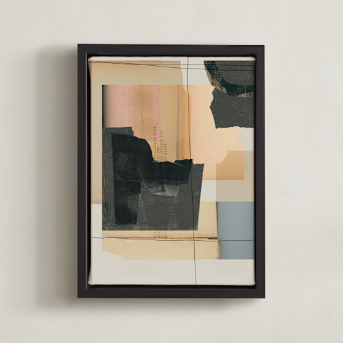 This is a peachy art by Maja Cunningham called crossings 1