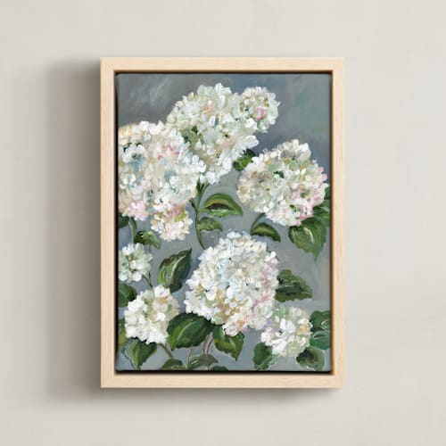 This is a neutral art by Sarah Hall called full bloom