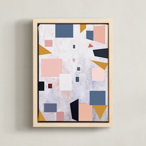 This is a pale pink fun art by Vanessa Ryan called early autumn