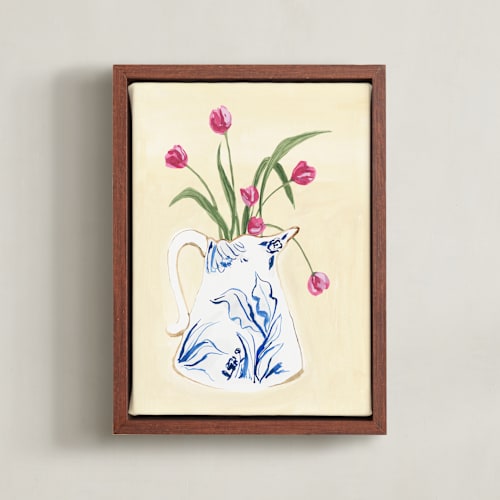 This is a vanilla art by Teju Reval called toile blooms 2