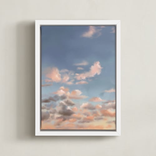 This is a sunset art by Elizabeth Ulrich called cotton candy dreams