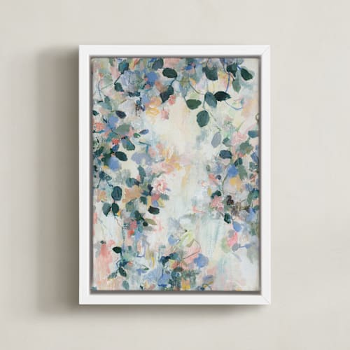 This is a fresh blue art by Sonal Nathwani called morning light ii